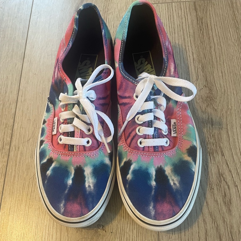 Tie dye vans sneakers size 7.5